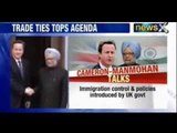 British PM David Cameron to meet Manmohan Singh, Trade ties tops agenda - NewsX