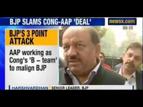 Congress sponsoring AAP surveys, claims BJP - NewsX