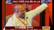 BJP President Amit Shah addresses party workers in Lucknow
