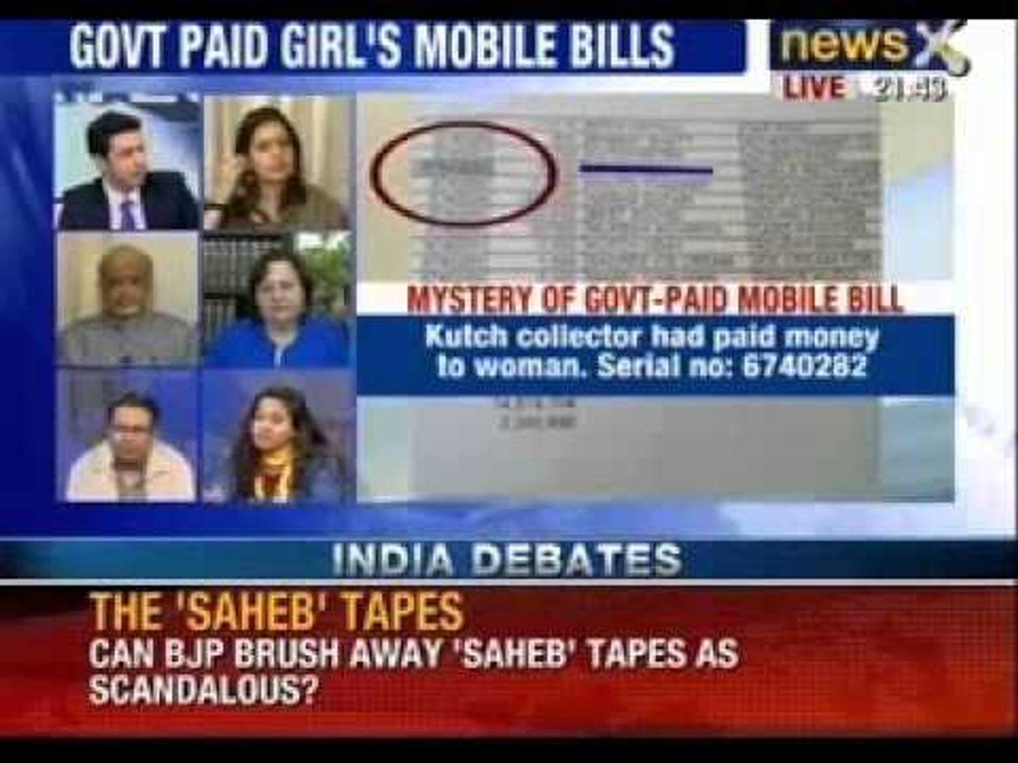 India Debate: Can the BJP brush away the 'saheb' tapes as a scandalous & frivolous iss