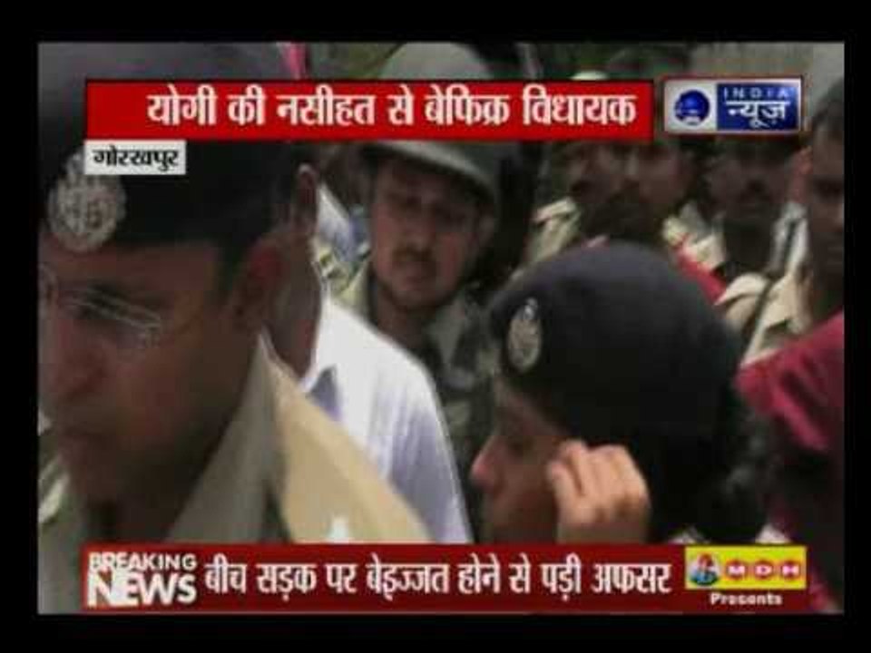 BJP MLA from Yogi Adiyanath’s constituency humiliates woman IPS Charu Nigam