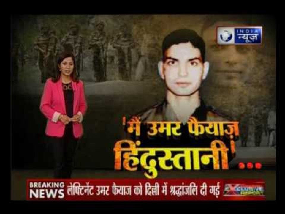 Army officers join candle light march to pay tribute to Ummer Fayaz at India Gate in Delhi