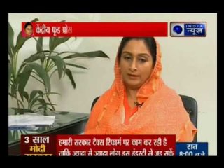3 years of Modi Govt: Harsimrat Kaur Badal exclusive Interview with India News