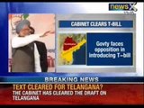 Telangana news: Cabinet clears Telangana bill - NewsX