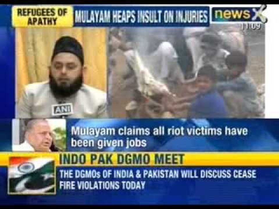 NewsX: People living in relief camps not riot victims says Mulayam Singh Yadav