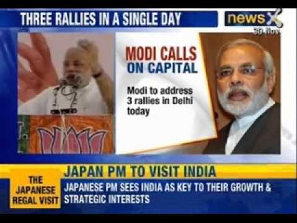 Three Modi rallies in Delhi today, jittery Cong...
