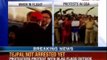 Tarun Tejpal case: Protester protest with black flags outside Goa Airport - NewsX