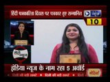 India News producer Amita Nandal hounoured with Hindi Award