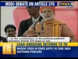 Narendra Modi's demand for debate on Article 370 sparks political row - NewsX
