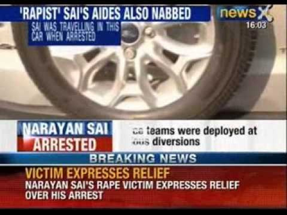 Self styled godman Asaram's son Narayan Sai arrested near Delhi Haryana border - NewsX