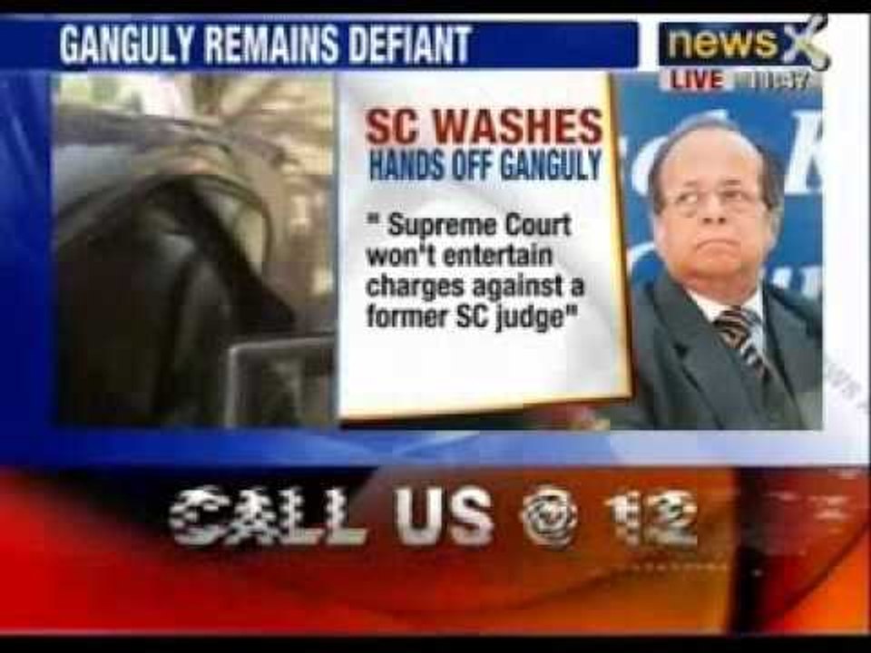 Law Intern Molestation case: Justice Ganguly evades media - NewsX