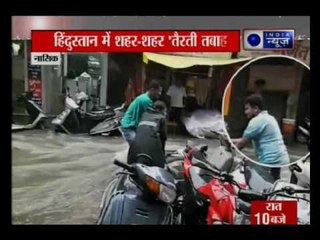 Torrential rain disturbs life in Nasik, Maharashtra