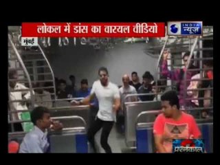 Munna Michael dancing in Local Train of Mumbai, Maharashtra