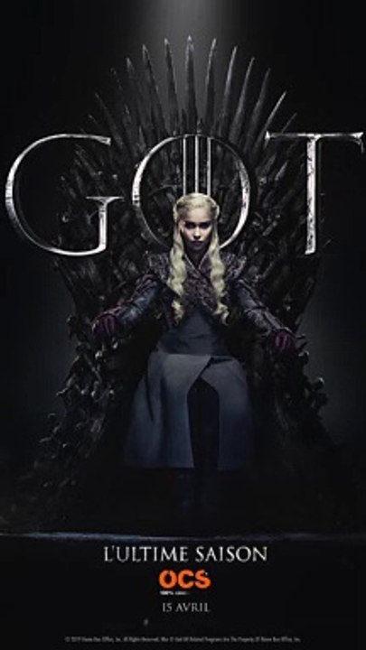 Game Of Thrones- L'ultime saison- dès le 15 avril sur OCS City en simultané avec les US