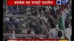 Congress worker strucked in air while protesting in Sagar, Madhya Pradesh