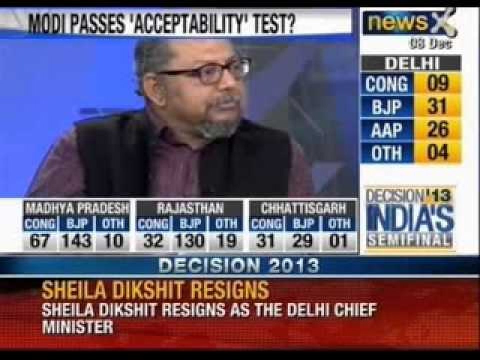 Delhi assembly elections: Sheila Dikshit resigns as Chief Minister - NewsX
