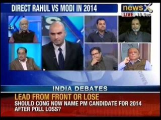 India Debate: Has rise of Modi left congress with no option but to name Rahul?