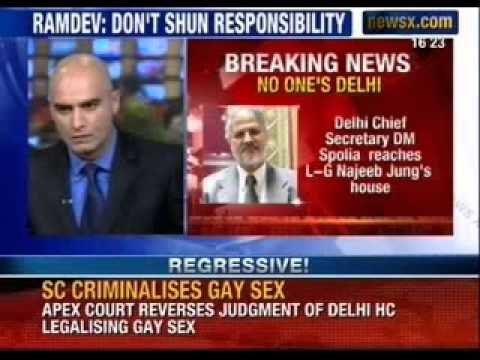 Delhi chief secretary DM Spolia reaches Lieutenant governor's Najeeb Jung house - NewsX