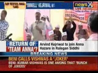 Video herunterladen: AAP chief Arvind Kejriwal denied to meet Anna Hazare, says he is unwell