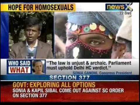 Sonia Gandhi disappointed with Supreme Court ruling on homosexuality - NewsX