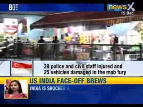 News X : 33 Indians arrested for rioting in Singapore. PM says, Riots not spontaneous.