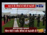 PM Modi reaches Indian Military cemetery; pays homage in Israel's Haifa