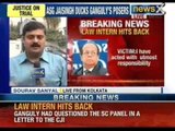 Law Intern hits back on Justice AK Ganguly. Says, have acted with Utmost responsibility