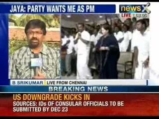 NewsX: Jaya eyeing PM'S post , says party wants it
