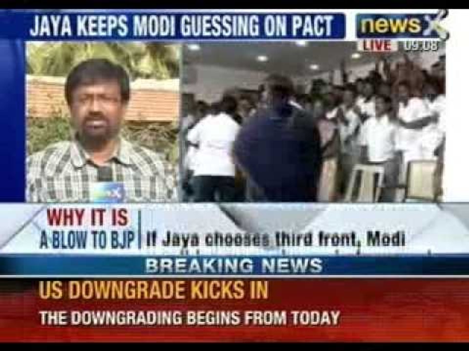 NewsX: Jaya aiming Prime Minister's Post