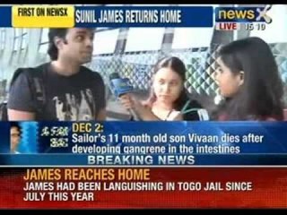 News X: Captain Sunil James, reaches home. Father finally meets dead baby.