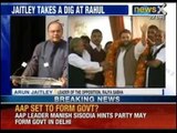 NewsX: Arun Jaitely takes a dig at Rahul Gandhi
