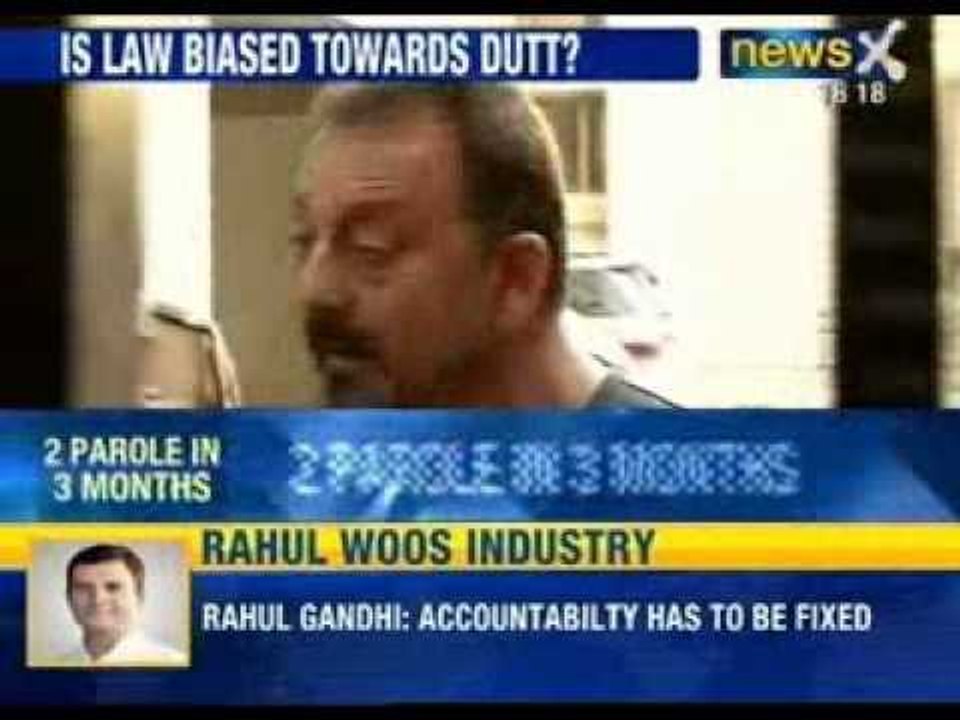 Actor Sanjay Dutt comes out of jail on parole - NewsX
