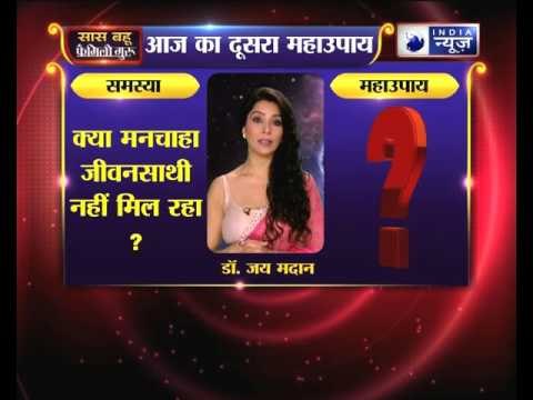 Saas Bahu Family guru with Jai Madan on India News(29th July 2017)