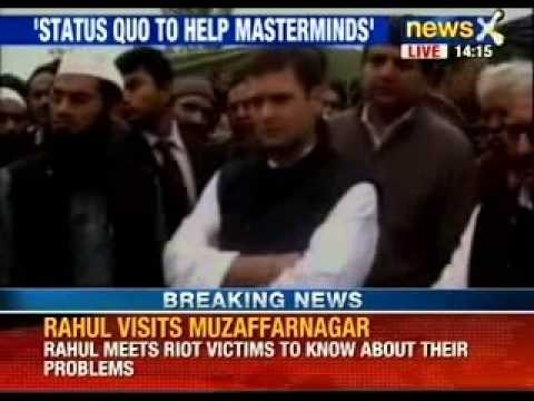 Rahul Gandhi visits Muzaffarnagar riot victims' relief camps - News X