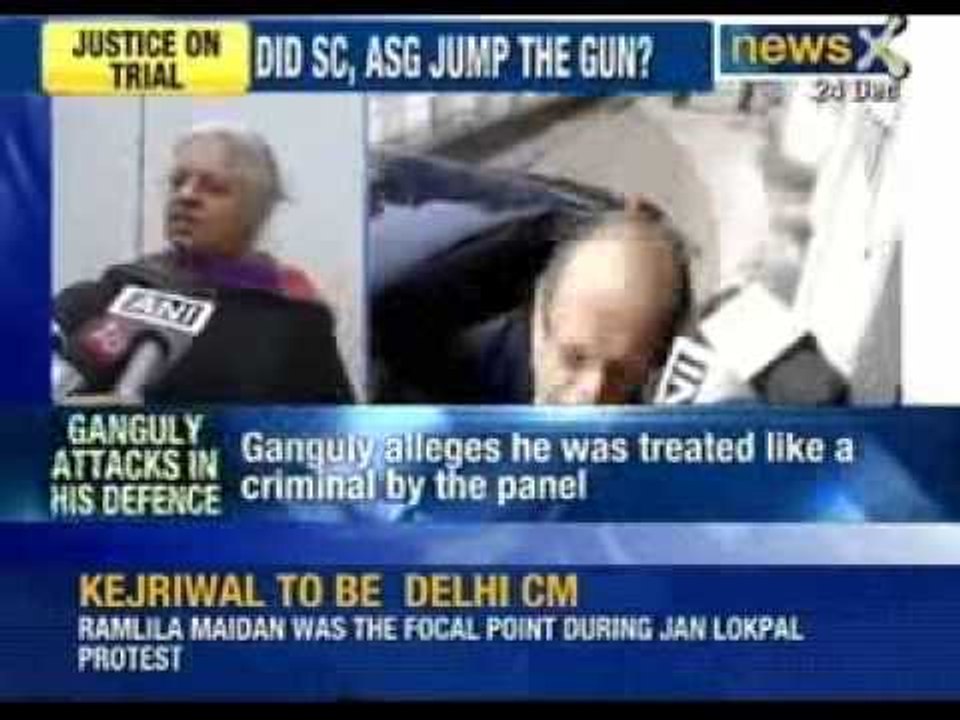 AK Ganguly claims Supreme Court had no jurisdiction to form probe panel - NewsX