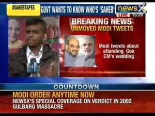 Snoopgate gets bigger: Government wants to know who's 'Saheb'? Unmoved Narendra Modi tweets.