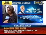 Congress now relies on Snoopgate Probe to corner Narendra Modi - NewsX