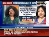 U.S hypocrisy exposed: Indian researcher Aparna asks government to take up case - NewsX