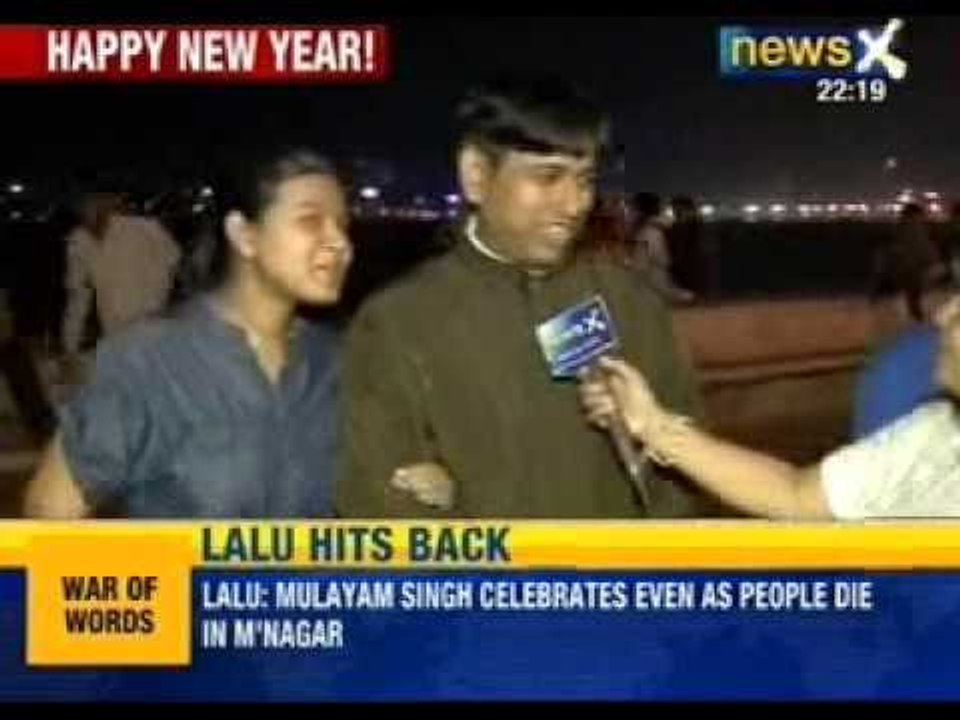 Happy New Year: India Welcomes 2014 with gusto....