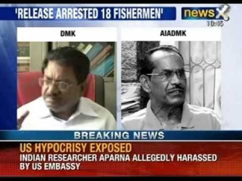 Fishermen protests against arrest of 18 by Lankan Navy - NewsX