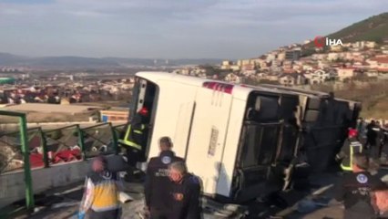 Uludağ'da Otobüs Devrildi: 9 Yaralı