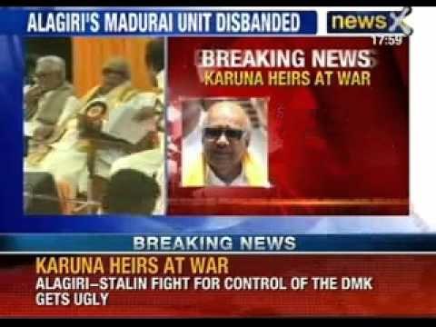 Power tussle in DMK : MK Alagiri-MK Stalin fight for control of party gets ugly - NewsX