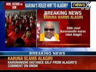 M Karunanidhi distances self from Alagiri's comment on DMDK - NewsX