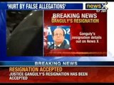 A.K. Ganguly's resignation details out on NewsX