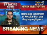 Hospital staff admits criminal guilt on NewsX spy camera