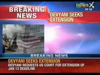 Devyani khobragade requests US court for extension of Jan 13 deadline - NewsX
