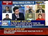 India Debates : Will AAP learn from violent reaction to its 'K' referendum ?  - NewsX
