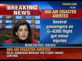 Mid air disaster averted: Go-Air flight survives mid air scare over Lucknow - NewsX