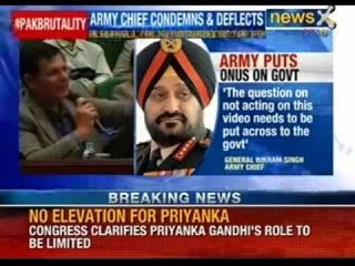 Army Chief sidesteps row over 'beheading' video - NewsX