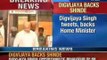 Digvijaya Singh tweets backing Mafia tainted Home Minister Sushil Kumar Shinde - NewsX